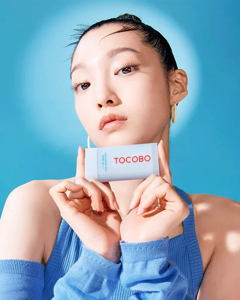 01 Tocobo Cotton Airy Sun Stick SPF50 PA++++ / Protector solar coreano de alta protección, para todo tipo de piel, acabado mate, no graso